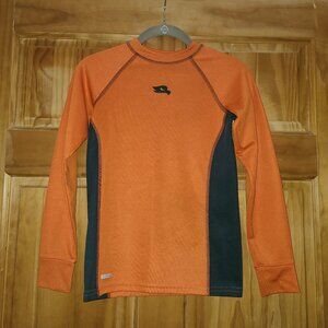 Boys Tony Hawk Orange/Gray Long Sleeve Shirt